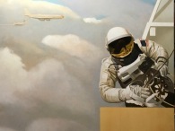 Astronaut (upper right) detail